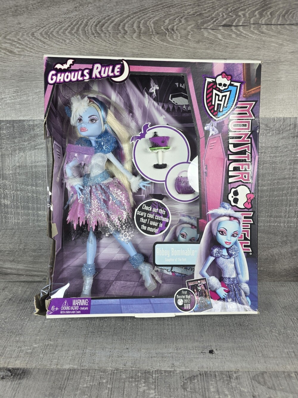 Monster High Ghouls Rule Abbey Bominable Doll 2012 Mattel Y0366 READ b13